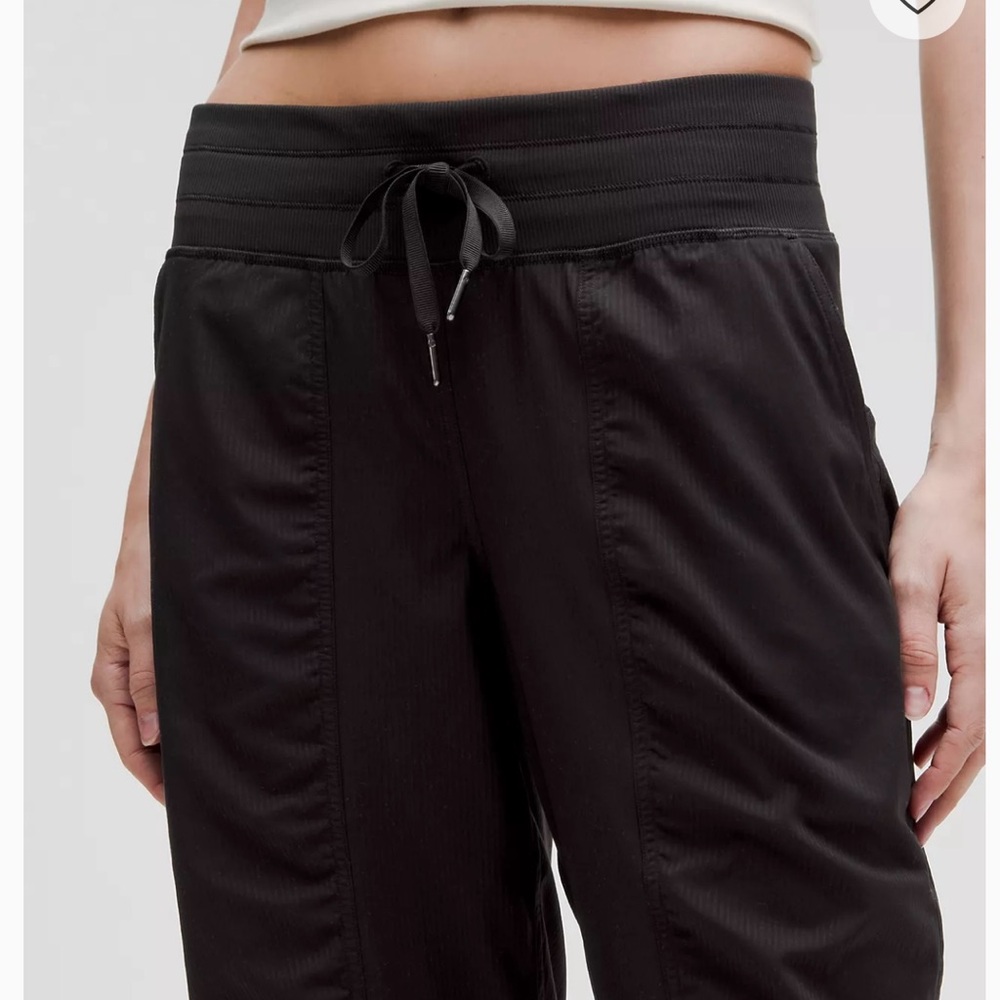 Women's Black Drawstring lululemon pants
